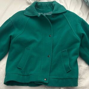 Braetan Teal Bomber Jacket for Women